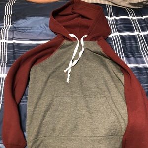 Red and grey Rue21 hoodie